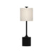 Alora - TL418726MBIL - One Light Table Lamp - Issa - Matte Black/Ivory Linen