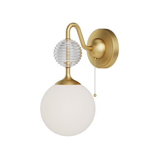 Alora - WV415306BGOP - One Light Wall Sconce - Celia - Brushed Gold/Opal Glass