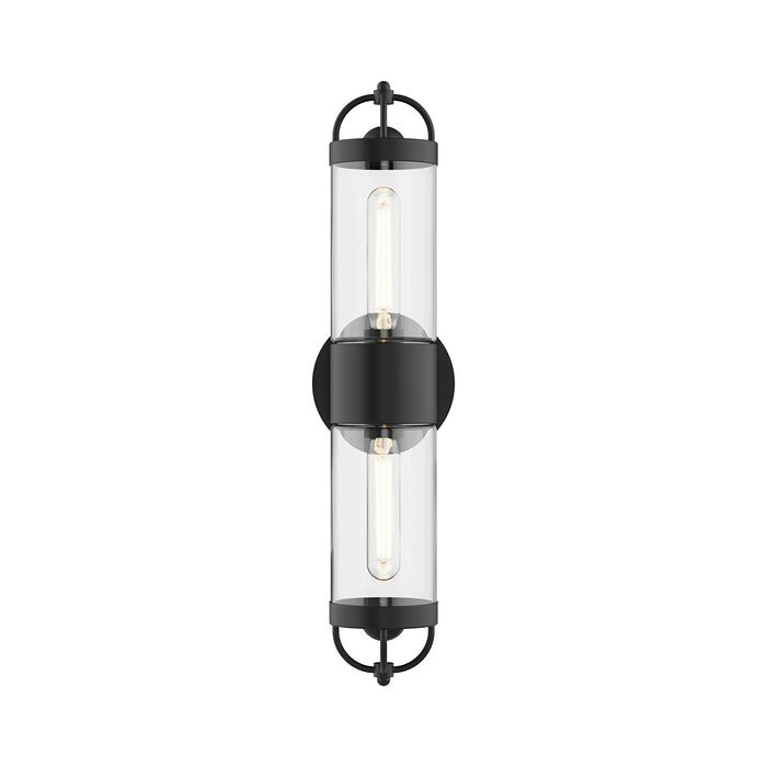 Alora - WV461102MB - Two Light Wall Sconce - Lancaster - Matte Black