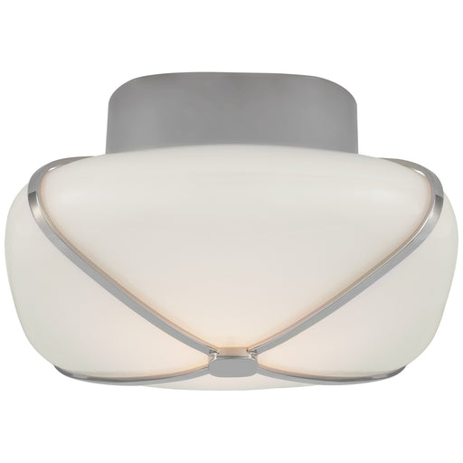 Visual Comfort Signature - CD 4004PN-WG - LED Flush Mount - Fondant - Polished Nickel