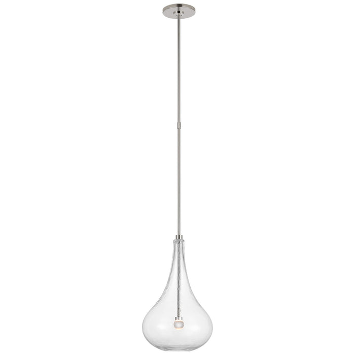 Visual Comfort Signature - CD 5027PN-CG - LED Pendant - Lomme - Polished Nickel