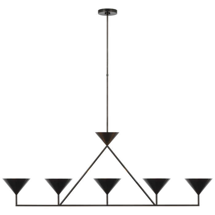 Visual Comfort Signature - PCD 5216BZ - LED Linear Chandelier - Orsay - Bronze