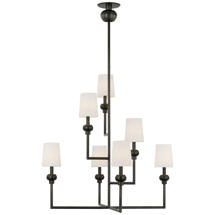 Visual Comfort Signature - PCD 5100BZ-L - LED Chandelier - Comtesse - Bronze