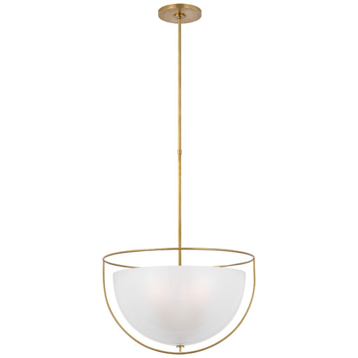 Visual Comfort Signature - PCD 5050HAB-FG - LED Pendant - Odeon - Hand-Rubbed Antique Brass