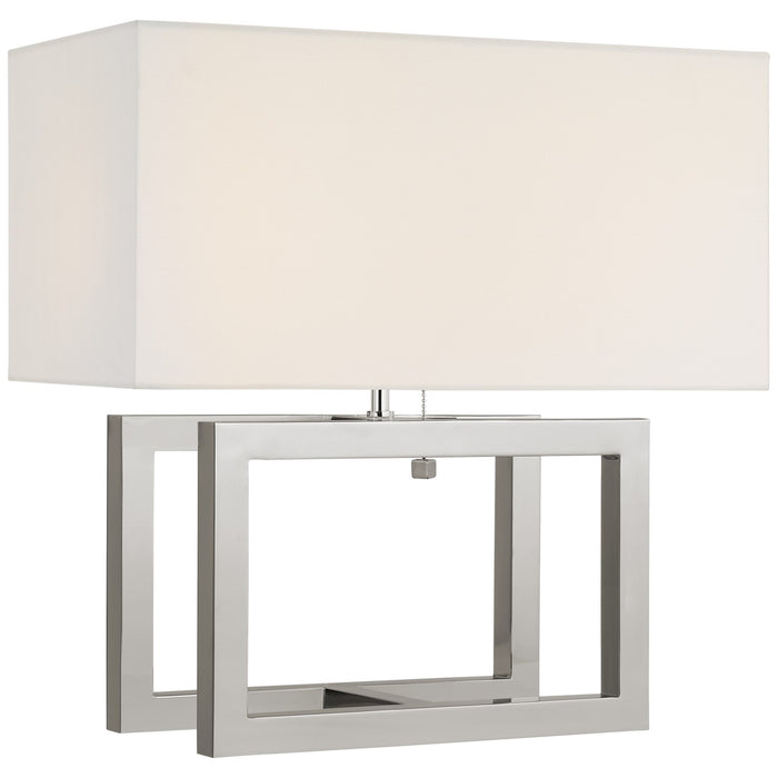 Visual Comfort Signature - PCD 3012PN-L - LED Table Lamp - Galerie - Polished Nickel