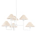 Mitzi - H760806-TWH - Six Light Chandelier - Gladwyne - Textured White