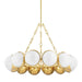 Corbett Lighting - 340-43-VPB - 12 Light Chandelier - Althea - Vintage Polished Brass