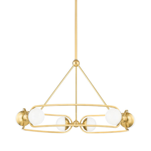 Hudson Valley - 2531-AGB - LED Chandelier - Hartford - Aged Brass