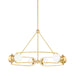 Hudson Valley - 2531-AGB - LED Chandelier - Hartford - Aged Brass