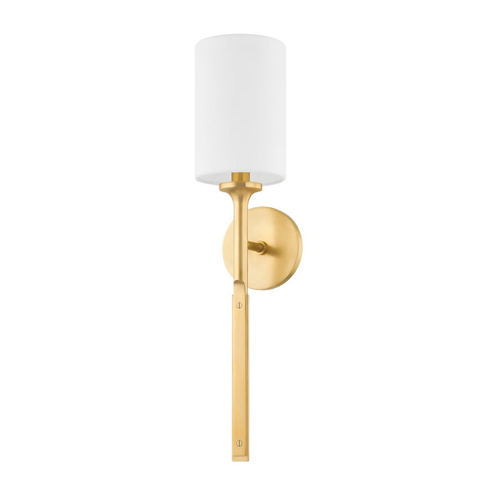 Hudson Valley - 3122-AGB - One Light Wall Sconce - Brewster - Aged Brass