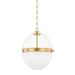 Hudson Valley - 3815-AGB - One Light Pendant - Donnell - Aged Brass