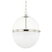 Hudson Valley - 3821-PN - One Light Pendant - Donnell - Polished Nickel