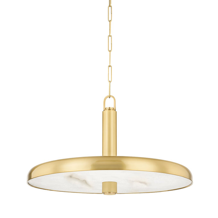 Hudson Valley - 3828-AGB - LED Pendant - Reynolds - Aged Brass