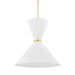 Hudson Valley - 5930-AGB - Two Light Pendant - Enid - Aged Brass