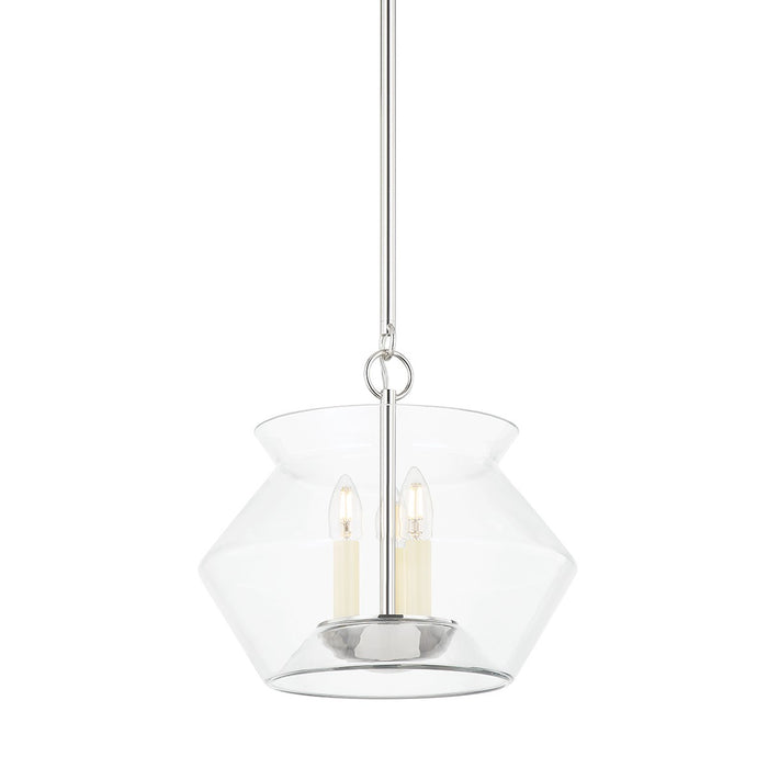 Hudson Valley - 8115-PN - Three Light Lantern - Edmonton - Polished Nickel