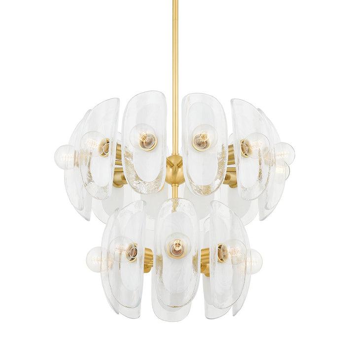 Hudson Valley - 9131-AGB - 20 Light Chandelier - Hilo - Aged Brass