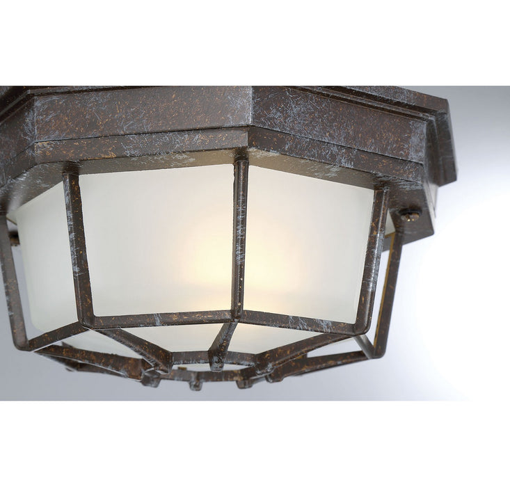 Savoy House - 5-2066-72 - One Light Flush Mount - Exterior Collections - Rustic Bronze