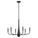 Kichler - 52525BK - Six Light Chandelier - Deela - Black