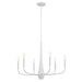 Kichler - 52525WH - Six Light Chandelier - Deela - White