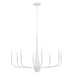 Kichler - 52526WH - Eight Light Chandelier - Deela - White