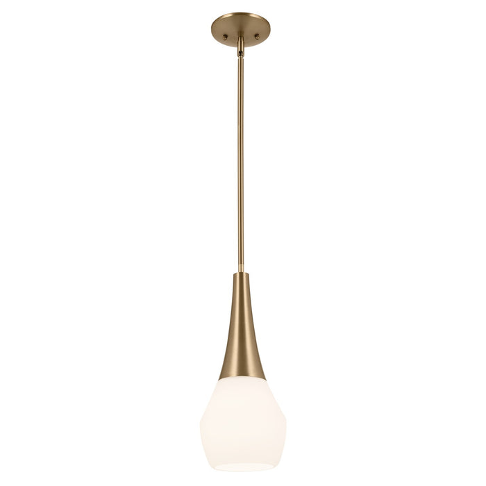 Kichler - 52529CPZ - One Light Pendant - Deela - Champagne Bronze