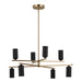 Kichler - 52532CPZBK - LED Chandelier - Gala - Champagne Bronze