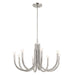 Kichler - 52550PN - Eight Light Chandelier - Odensa - Polished Nickel