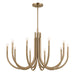 Kichler - 52551CPZ - Ten Light Chandelier - Odensa - Champagne Bronze