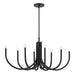 Kichler - 52553BK - Eight Light Chandelier - Odensa - Black