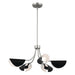 Kichler - 52558SN - Five Light Chandelier/Semi Flush - Arcus - Satin Nickel