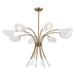 Kichler - 52560CPZWH - Eight Light Chandelier - Arcus - Champagne Bronze