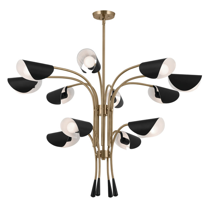 Kichler - 52561CPZBK - 12 Light Chandelier - Arcus - Champagne Bronze