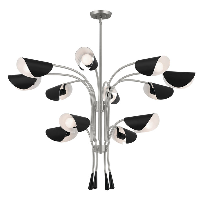 Kichler - 52561SN - 12 Light Chandelier - Arcus - Satin Nickel