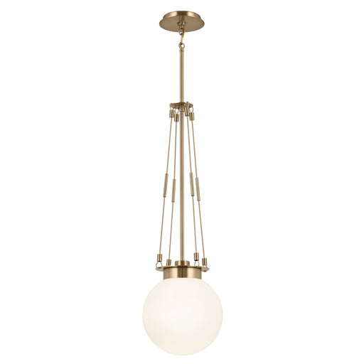 Kichler - 52582CPZ - One Light Pendant - Albers - Champagne Bronze