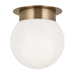 Kichler - 52586CPZ - One Light Flush Mount - Albers - Champagne Bronze