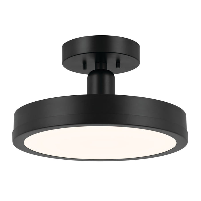 Kichler - 52589BK - LED Semi Flush Mount - Riu - Black