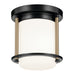 Kichler - 52596BKCPZ - One Light Flush Mount - Brit - Black