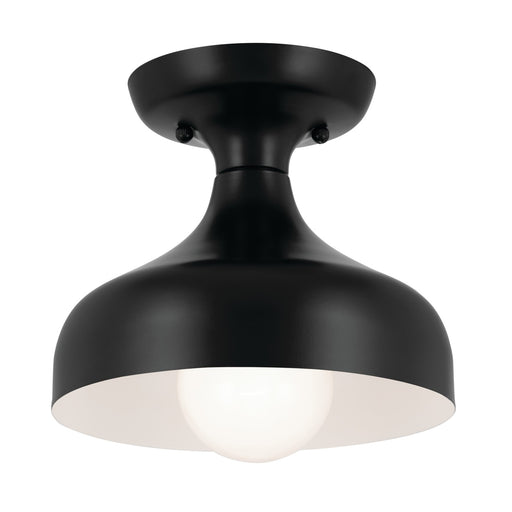 Kichler - 52599BK - One Light Semi Flush Mount - Sisu - Black