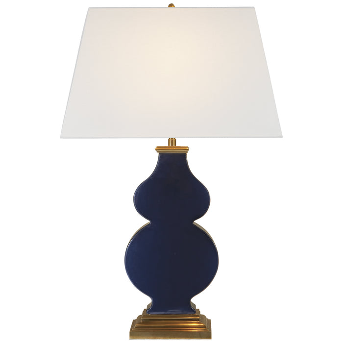 Visual Comfort Signature - AH 3063MB-L - One Light Table Lamp - Anita - Midnight Blue Porcelain