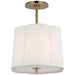 Visual Comfort Signature - BBL 5016SB-L - Three Light Hanging Lantern - Simple Scallop - Soft Brass