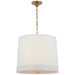 Visual Comfort Signature - BBL 5110SB-L - Two Light Hanging Lantern - Simple Banded - Soft Brass