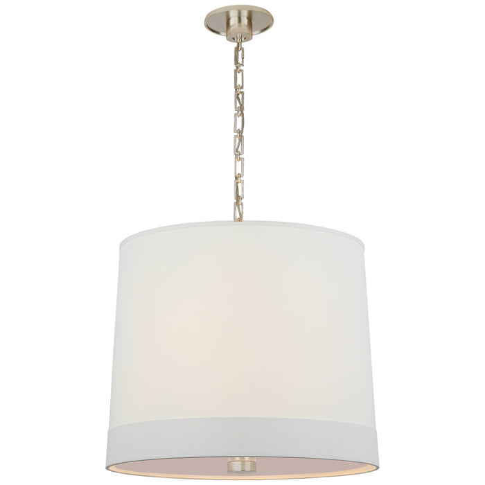 Visual Comfort Signature - BBL 5110SS-L - Two Light Hanging Lantern - Simple Banded - Soft Silver