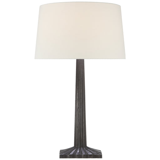 Visual Comfort Signature - CHA 8707AI-L - One Light Table Lamp - Strie - Aged Iron