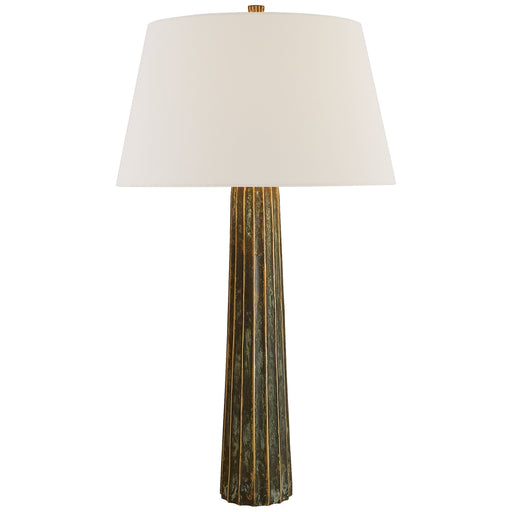 Visual Comfort Signature - CHA 8906BZV-L - One Light Table Lamp - Fluted Spire - Bronze with Verdigris Highlights