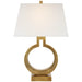 Visual Comfort Signature - CHA 8969AB-L - One Light Table Lamp - Ring - Antique-Burnished Brass