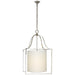 Visual Comfort Signature - CHC 2167PN-L - Three Light Hanging Lantern - Gustavian - Polished Nickel