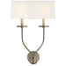 Visual Comfort Signature - CHD 1612AN-L - Two Light Wall Sconce - Symmetric Twist - Antique Nickel