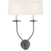 Visual Comfort Signature - CHD 1612BZ-L - Two Light Wall Sconce - Symmetric Twist - Bronze