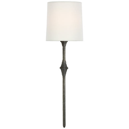 Visual Comfort Signature - S 2401AI-L - One Light Wall Sconce - dauphine - Aged Iron