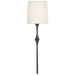 Visual Comfort Signature - S 2401AI-L - One Light Wall Sconce - dauphine - Aged Iron